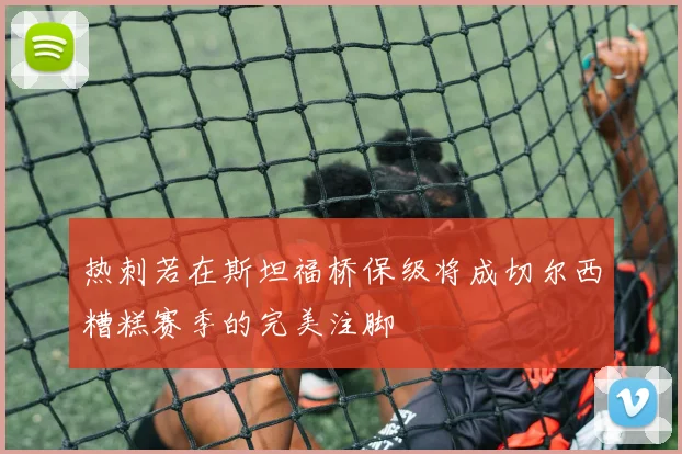 热刺若在斯坦福桥保级将成切尔西糟糕赛季的完美注脚